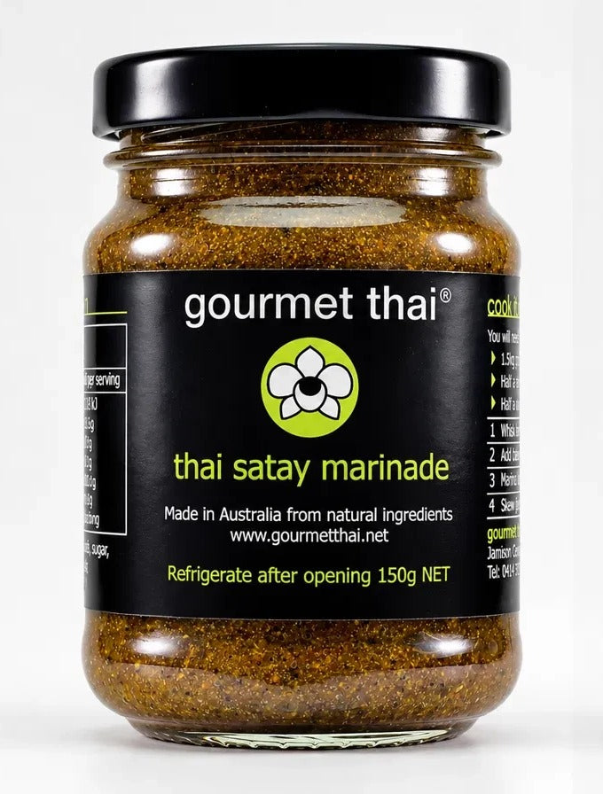 Jar of Gourmet Thai Thai Satay Marinade, 150g